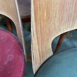 Suite of 12 chairs bistro Bauman "Mondor"