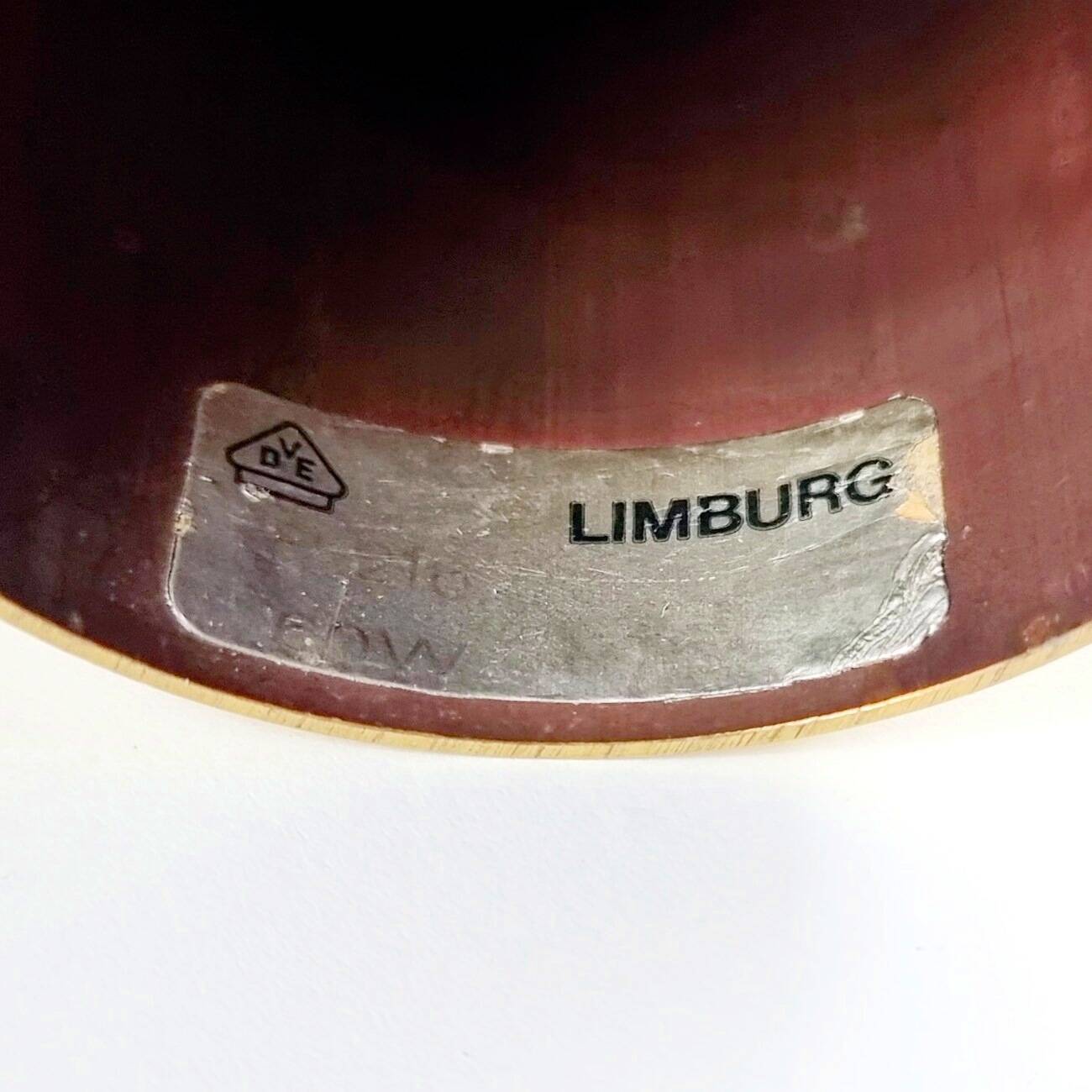 Paire de plafonniers/suspensions en fer et verre transparent du milieu du siècle, Limburg, Allemagne, années 1960