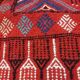 Red Berber kilim rug 140x185cm