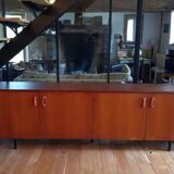 Scandinavian teck veneer sideboard