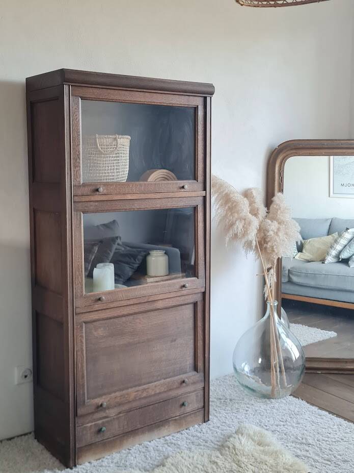 Trade furniture - Pharmacy display cabinet circa the 1960s
