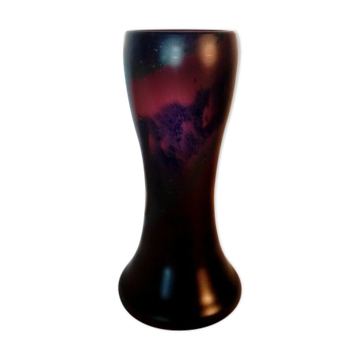 Vase in pâte de verre from Verrerie de la Bresle