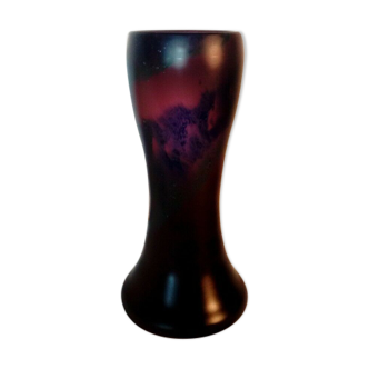 Vase in glass paste glass of the bresle