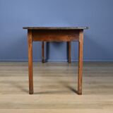 Chestnut farmhouse table, 8 to 10 covers – late 19th century