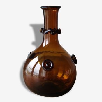 Praticality smoked glass vase