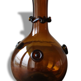 Praticality smoked glass vase