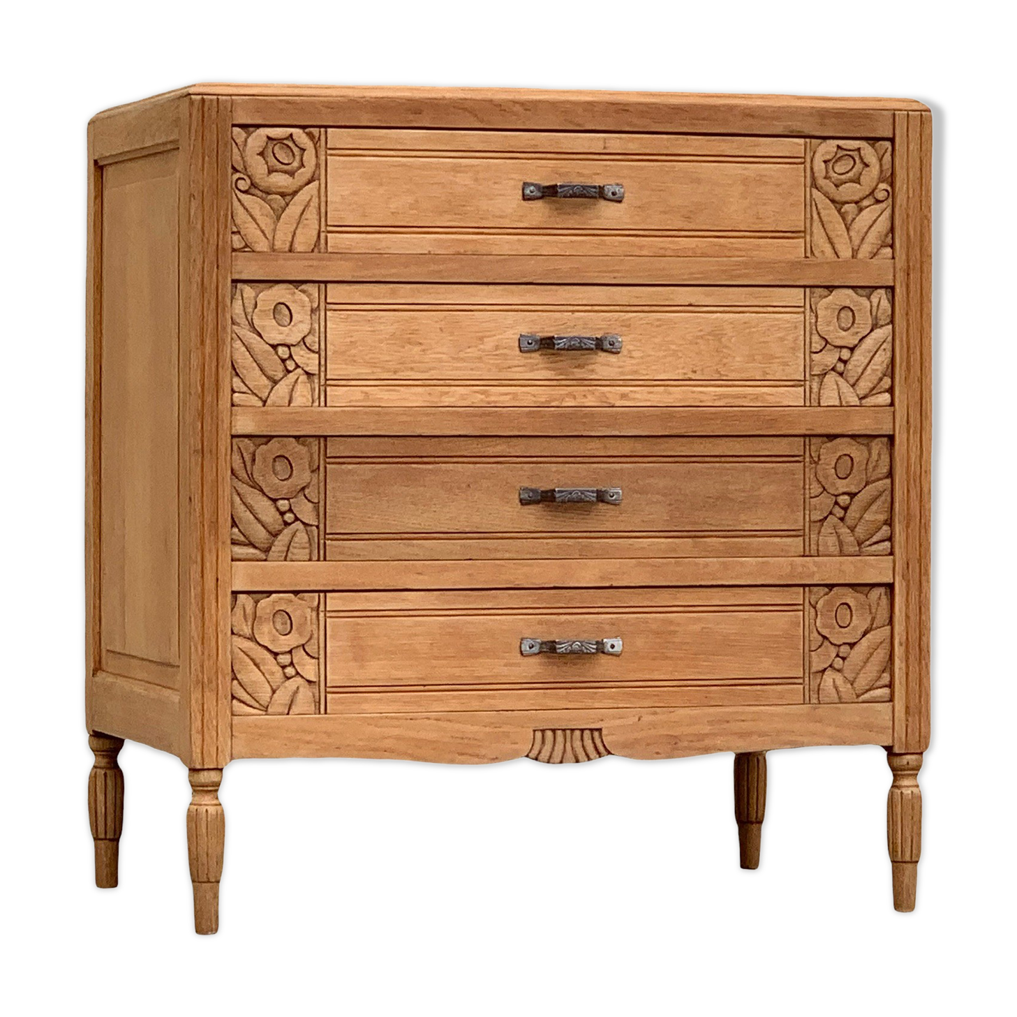 Commode Art déco chêne massif 1920