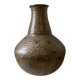 Grand vase pied de lampe grès 1970 vintage