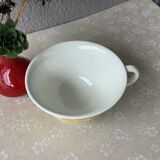 Cup Digoin Sarreguemines art deco