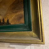Peinture ancienne début xxème paysage