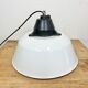 Enamel and cast iron industrial pendant light 1960s