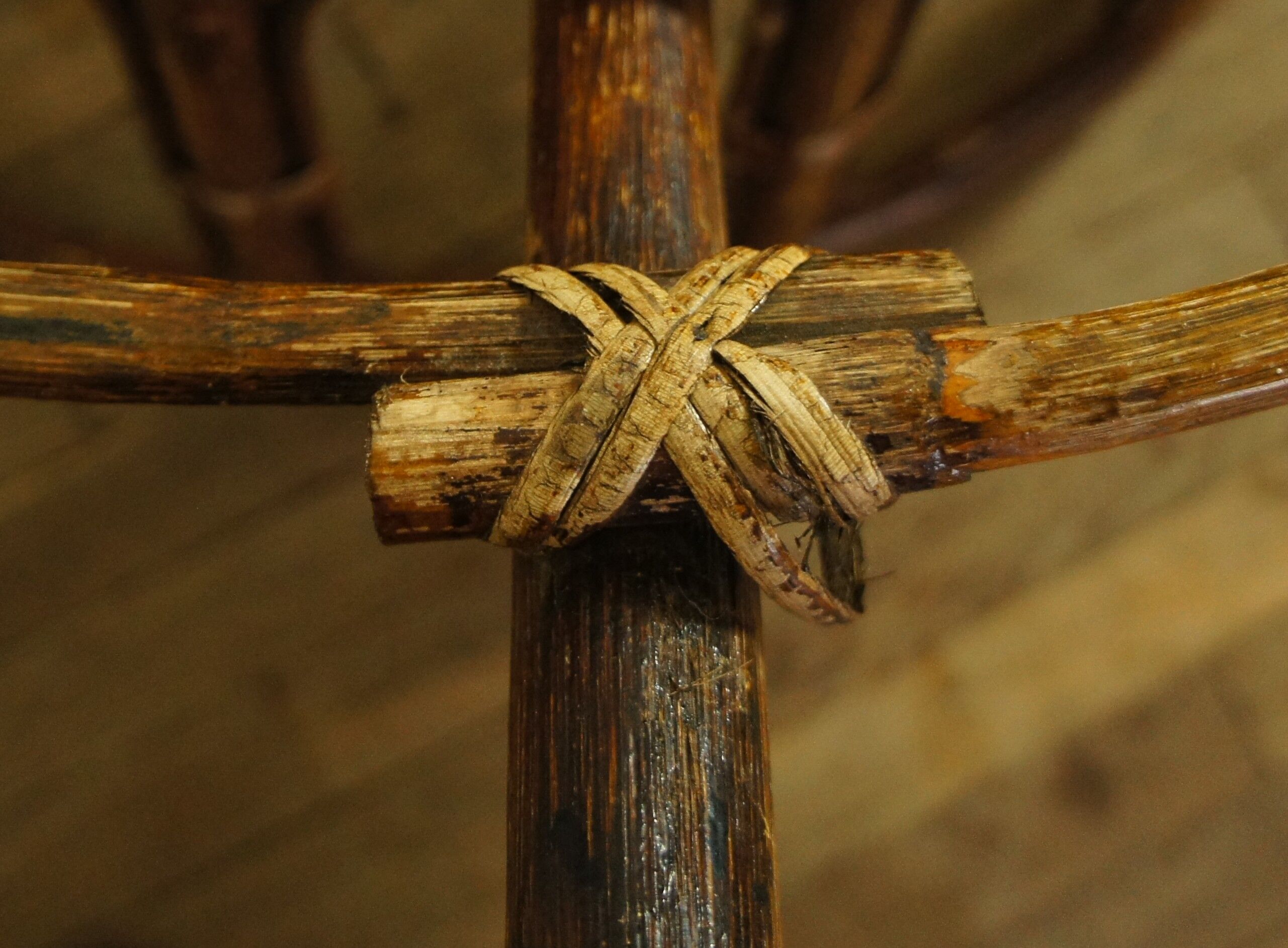 Armchair Papasan in rattan XL