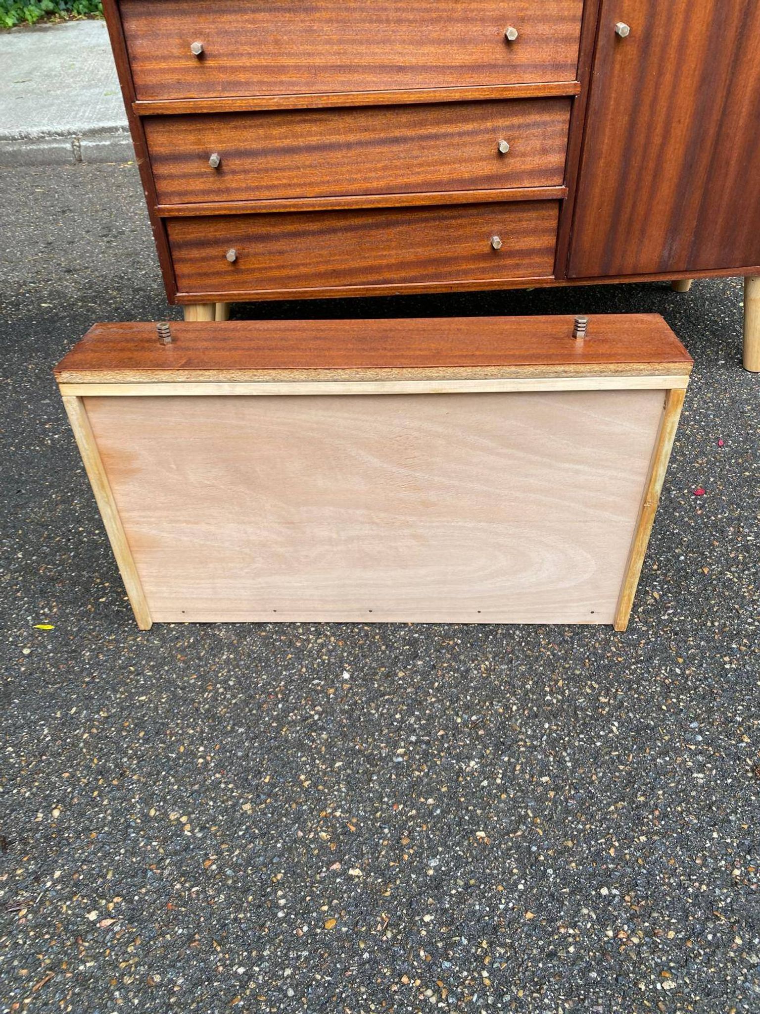 Scandinavian mahogany buffet sideboard from the 1950s.