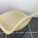 Lounge chair Eames fiber white parchment short back base cat's cradle herman miller vintage 50