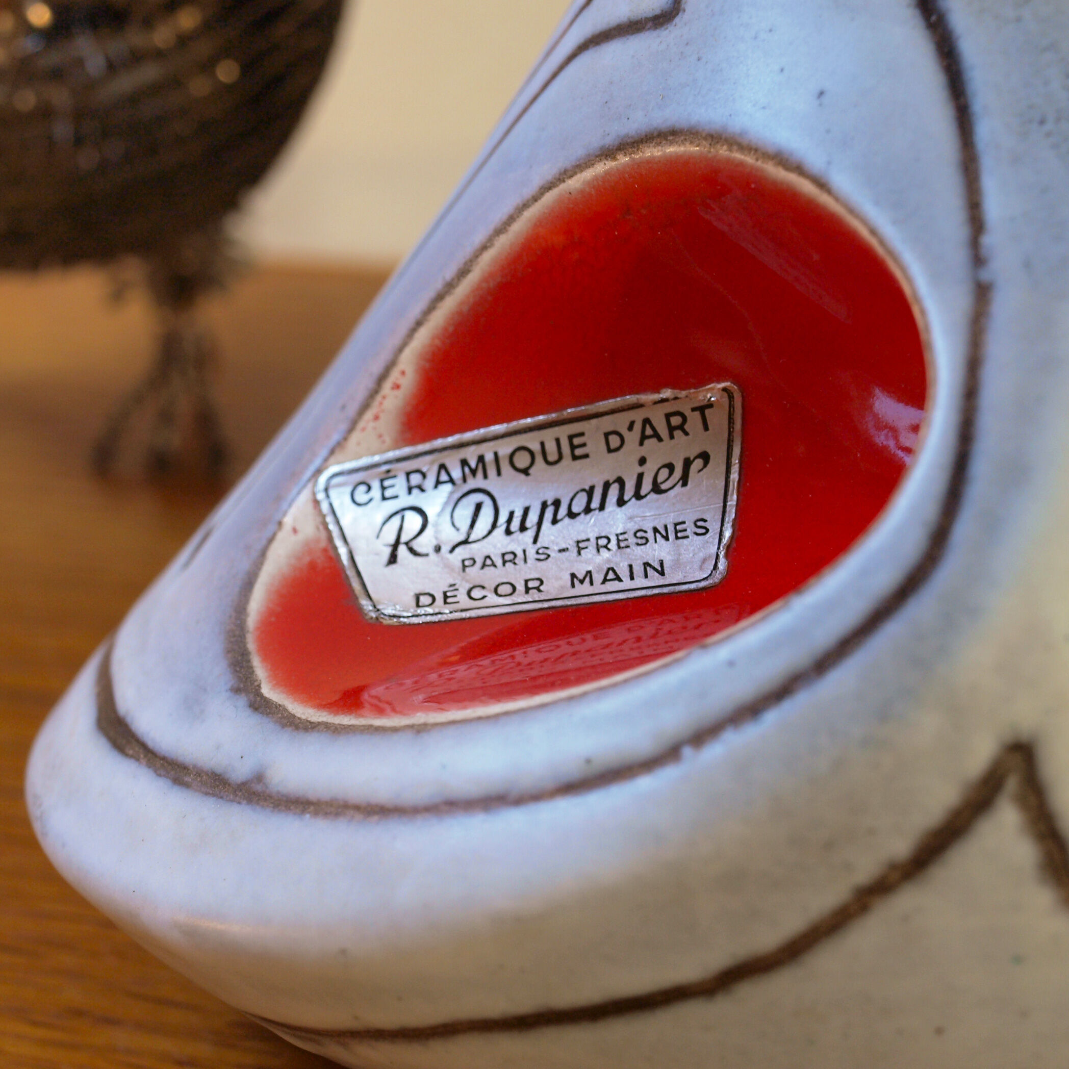 Vase by Robert Dupanier, Fresnes, 50s