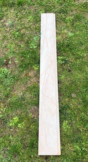 Marble radiator shelf