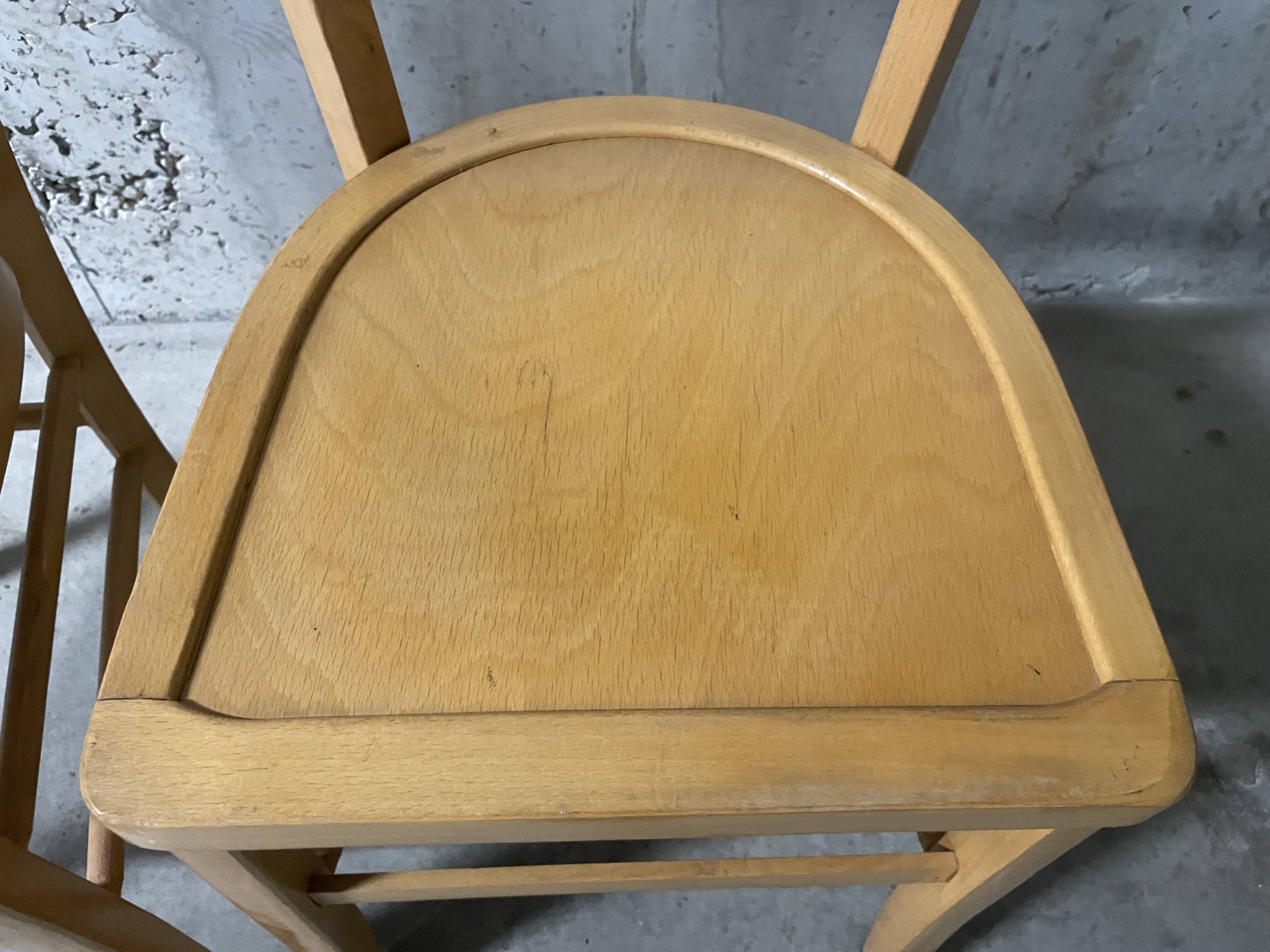 Pair of 1970s bistro chairs