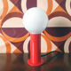 Lampe orange années 70