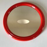 Round mirror vintage orange Years 70