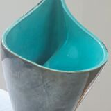 Vintage 1950 free-form vase - Belgian ceramist Alexandre de Wemmel