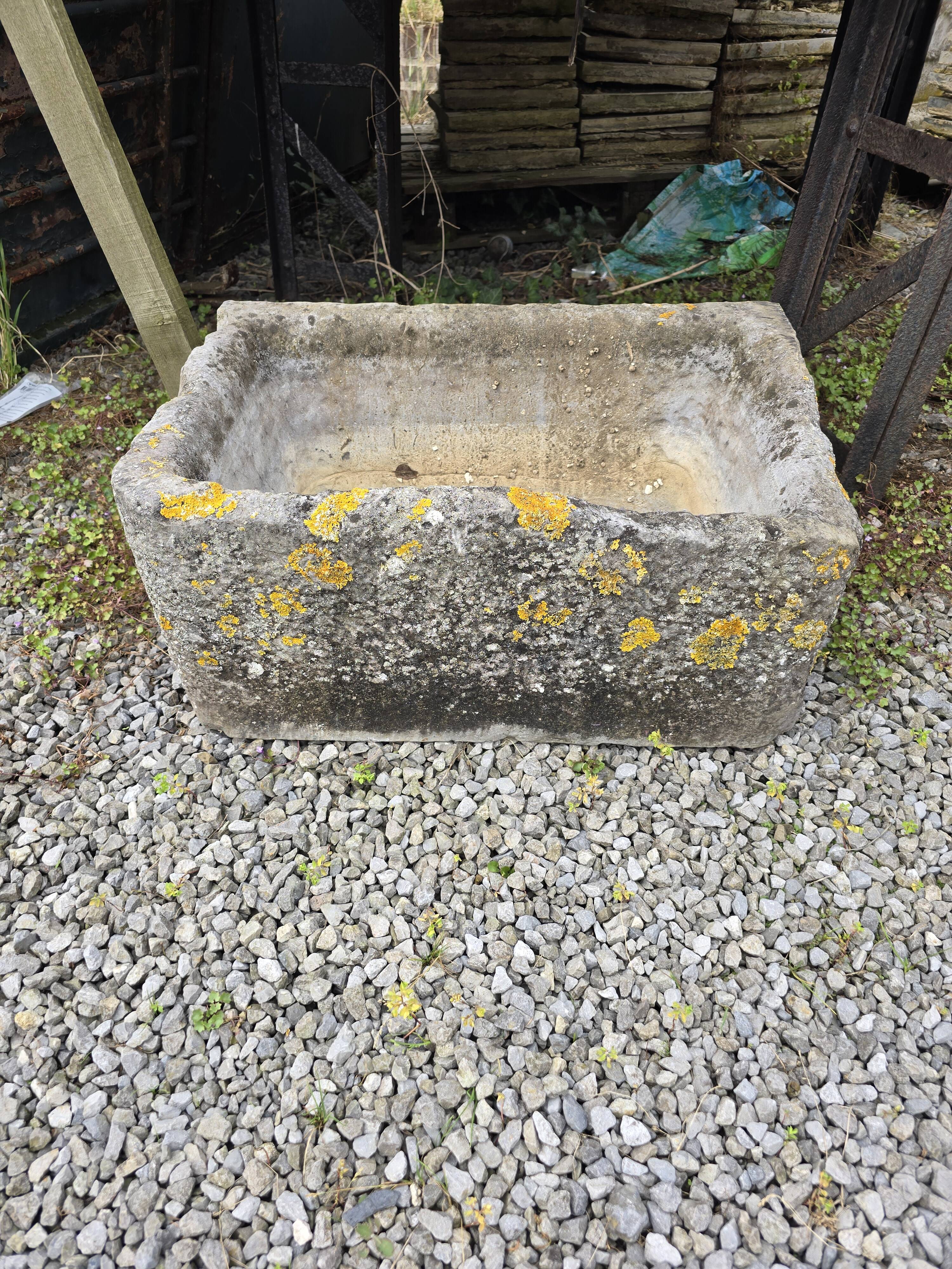 19th century blue stone trough