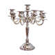 Large silver metal candlestick, groom candlestick