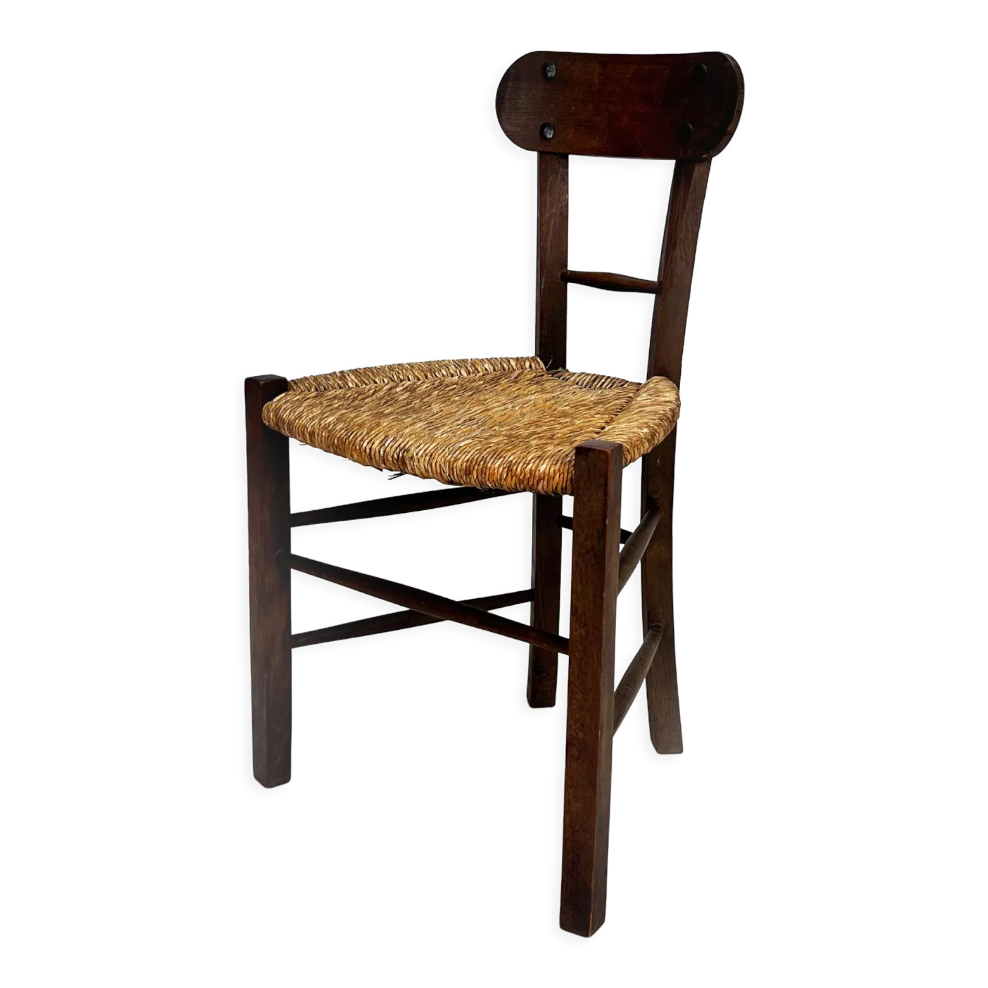 Dutch rustic side chair, 1900s