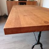 Table bistrot en chêne