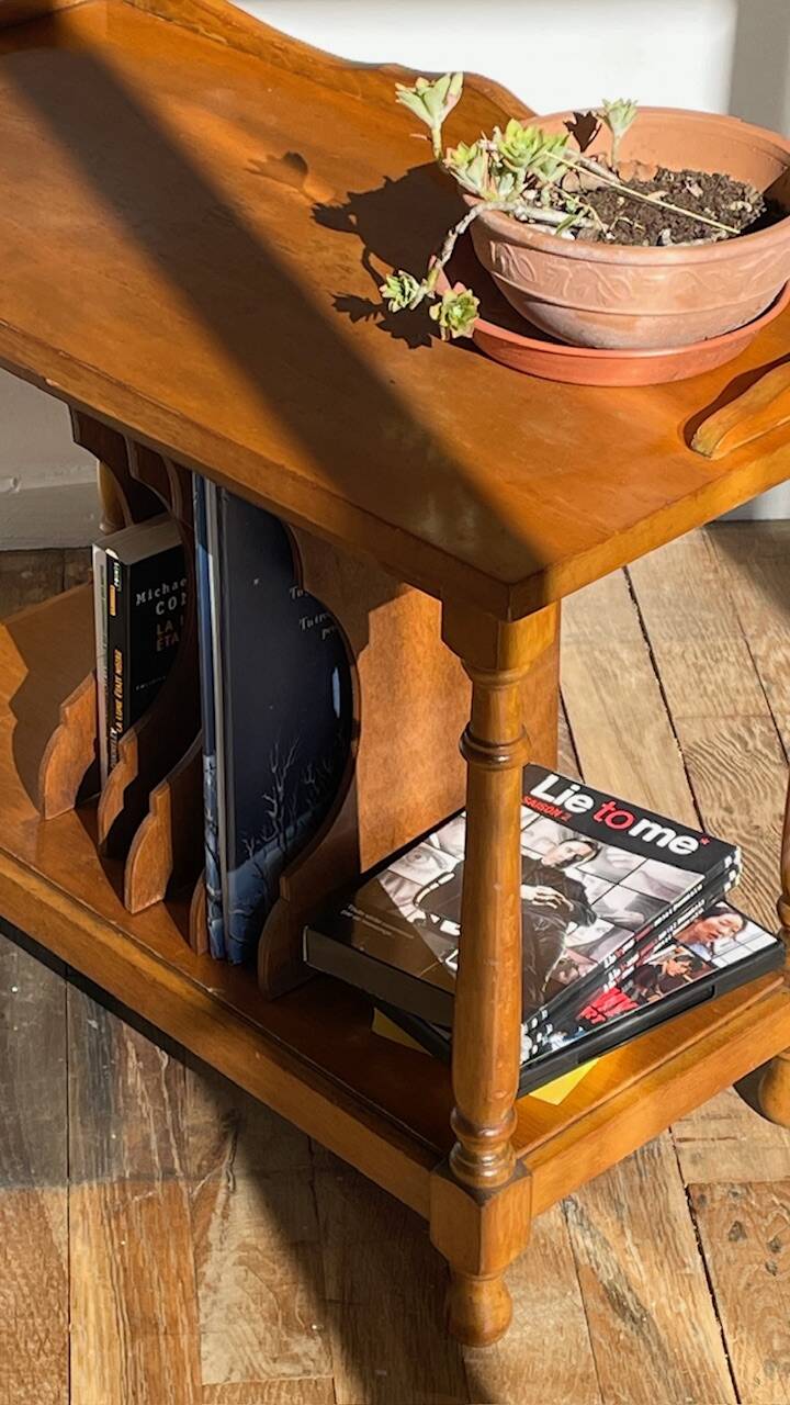 Geometric vintage record player furniture