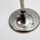 Set of 3 silver metal candle holders