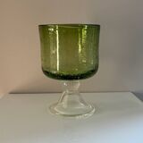 Coupe en verre bullé