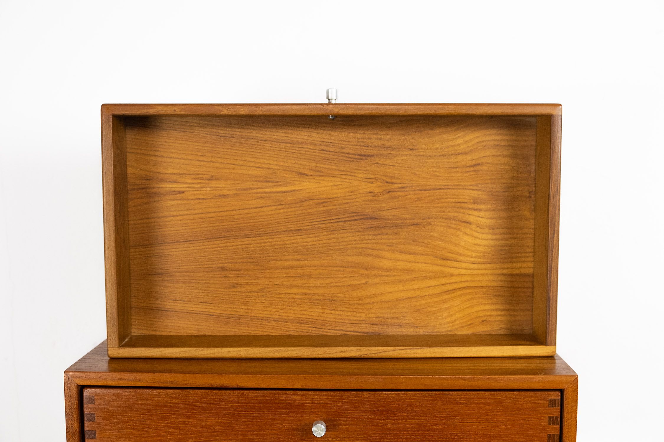 Console murale en teck par Kai Kristiansen pour Aksel Kjersgaard années 1960