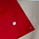 Table relevable vintage verre rouge et chrome-design 1970/1980