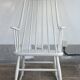 White Grandessa rocking chair by Lena Larson for Nesto