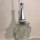Old glass molded shape geometric shape years 70