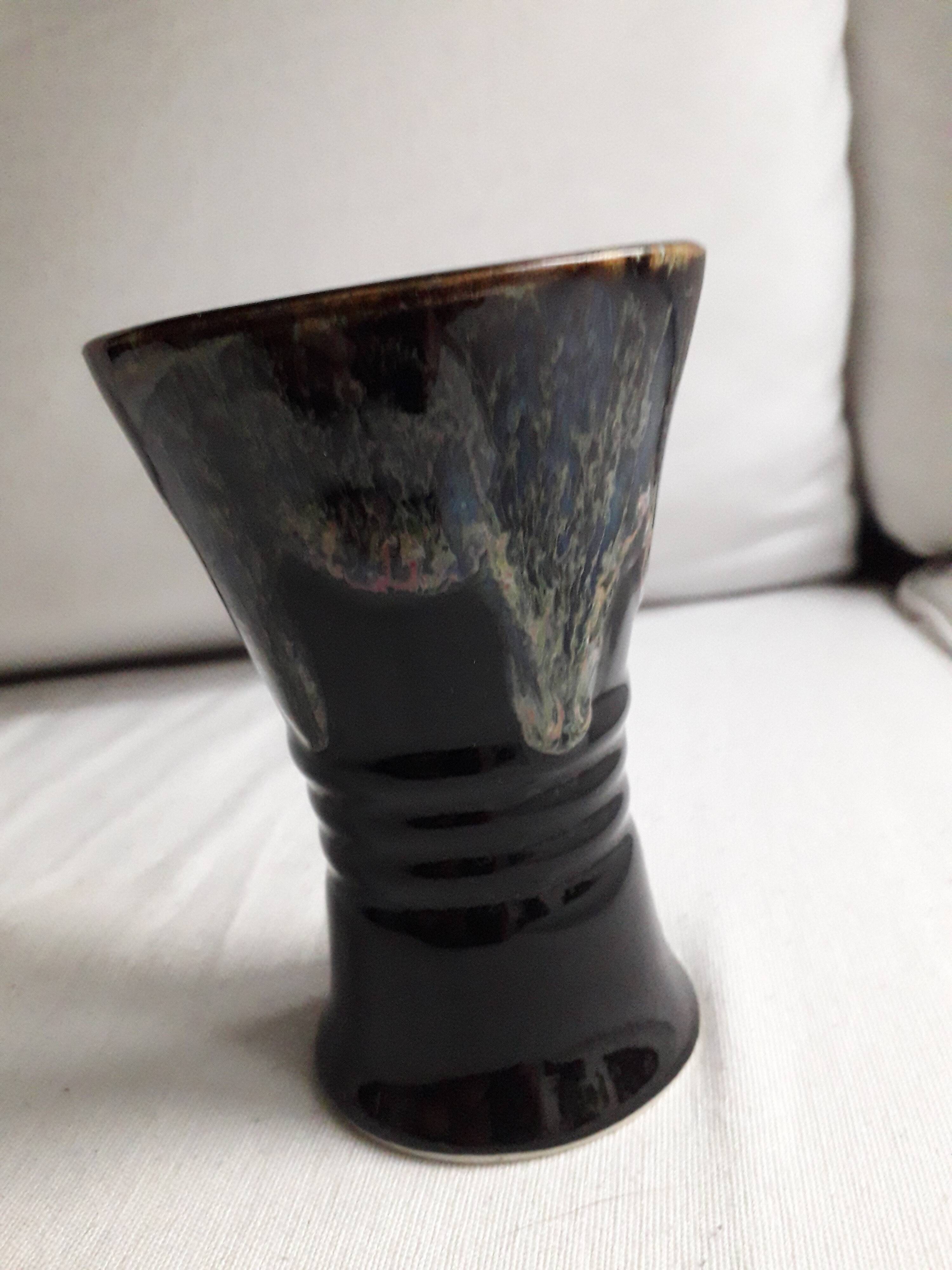 Vintage ceramic vase from Vallauris