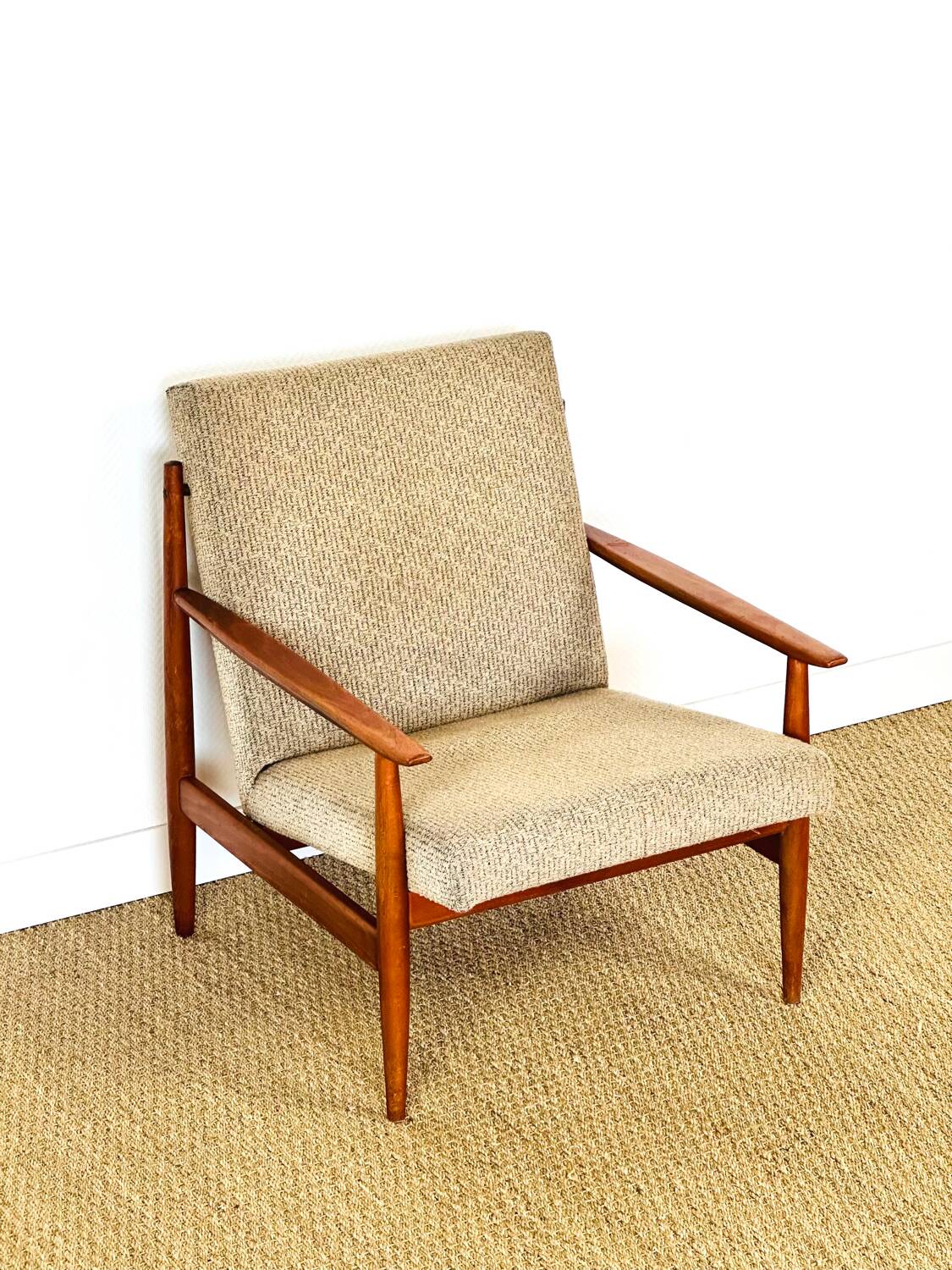 Scandinavian teak armchair 1960