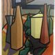 Nature morte à l'huile par Franco Prayer (1924) 60x50 cm