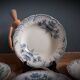 Set 6 hollow plates regency