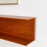 Mid-Century Shelf or Wall Unit in Teak by Walter Wirz for Wilhelm Renz, 100