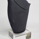 Modern owl sculpture by Cristina Puell, 16 cm