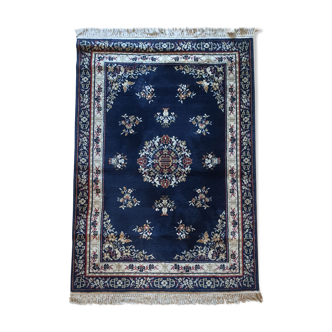 Oriental Persian carpet midnight blue 170x120cm