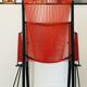 André Monpoix's orange scoubidou folding chair - 1960s