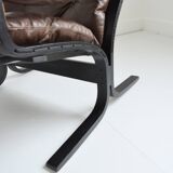 Siesta armchair with its ottoman by Ingmar Relling for Westnofa 1960s