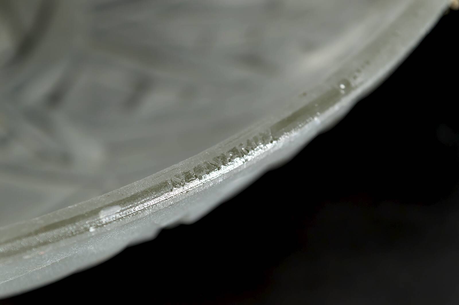 Chandelier / Basin by Noverdy, Silvered Bronze Mount, Art Deco, c. 1930