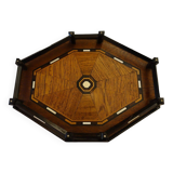 art deco marquetry serving tray
