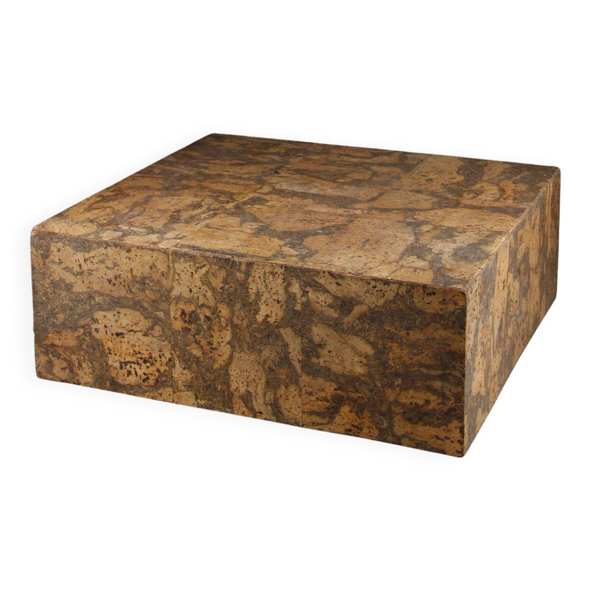 Vintage cork coffee table