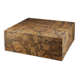 Vintage cork coffee table