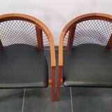 Scandinavian rope chairs by Niels Jørgen Haugesen for Tranekaer Denmark