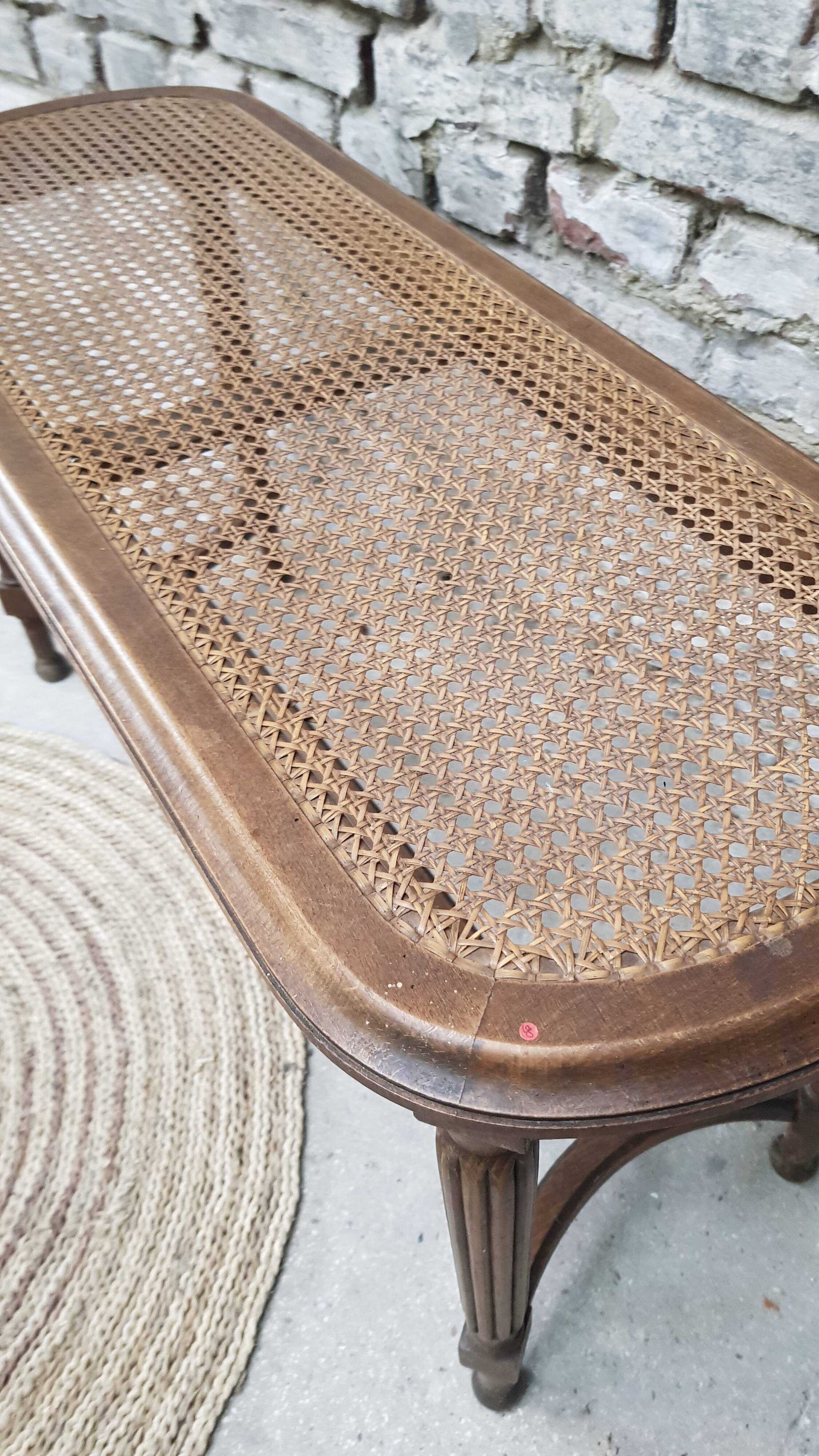 Large Louis XVI style piano stool